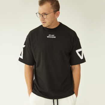 T-shirt with Big logo black